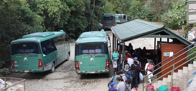 Best Time to Visit Machu Picchu   Peru shuttle buses at machu picchu